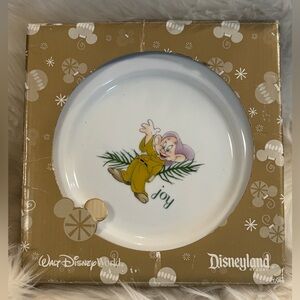 Disney Christmas Dessert Plate Set of 4